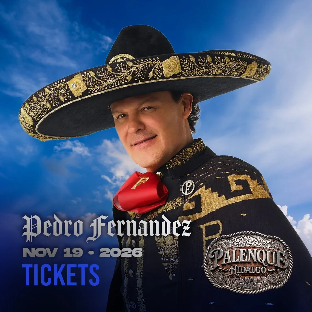 Flyer for Pedro Fernandez at Payne Arena in Hidalgo, TX on Thursday, November 19, 2026
