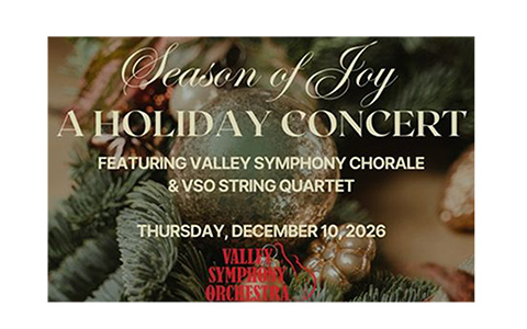 Flyer for Season of Joy: A Holiday Concert in Harlingen in Harlingen, TX on Thursday, December 10, 2026